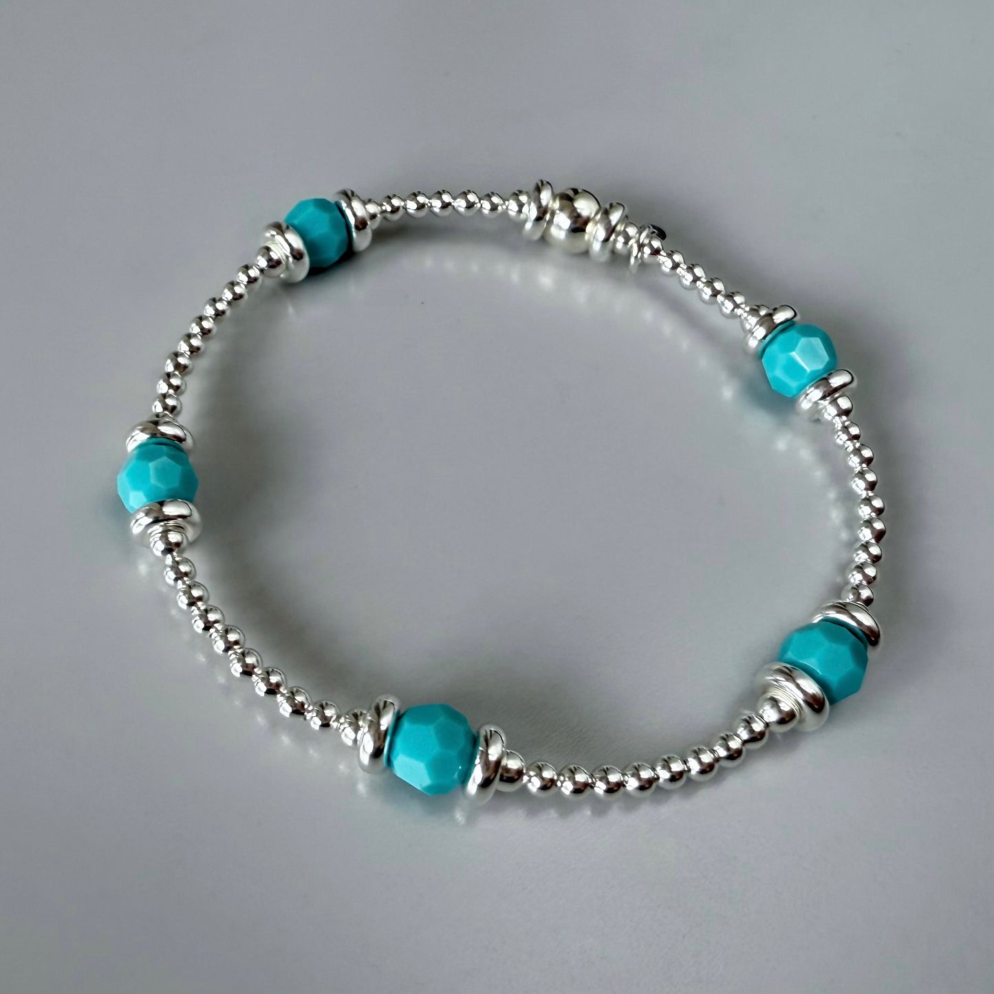 turquoise beaded bracelet SBM04T