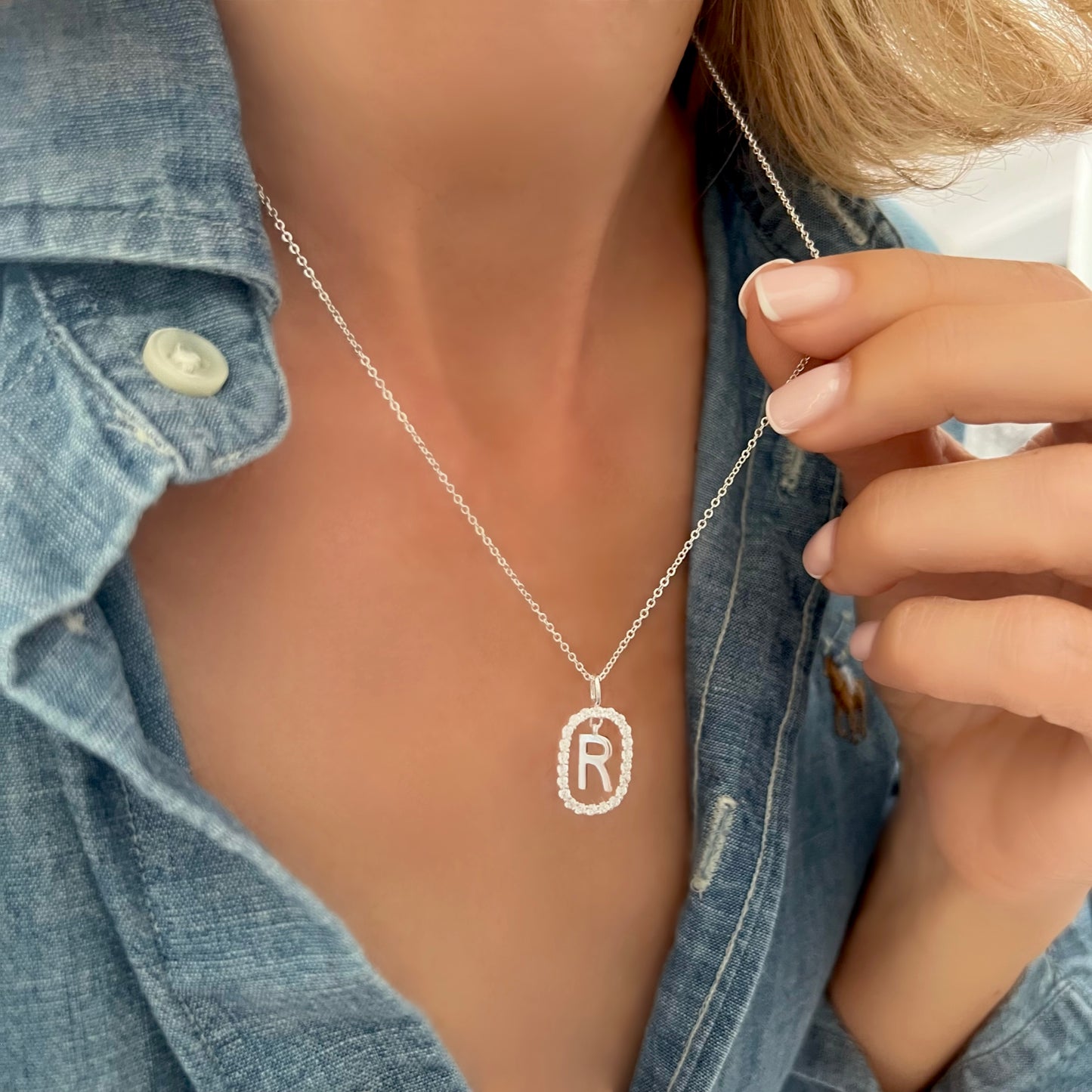 initial necklace, LIBBY SNM04