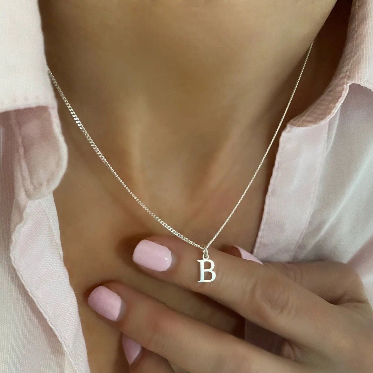 initial necklace, SN30