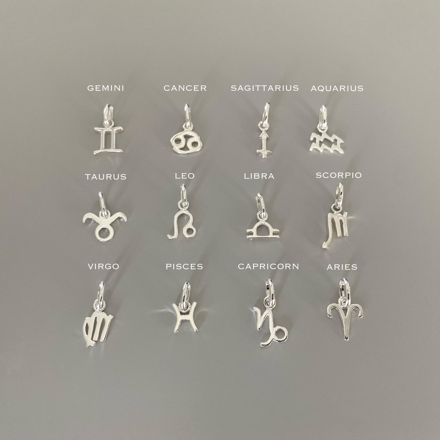 zodiac pendant for necklace, add a charm for necklace, pendant for necklace, star sign necklace, birthday gift for her