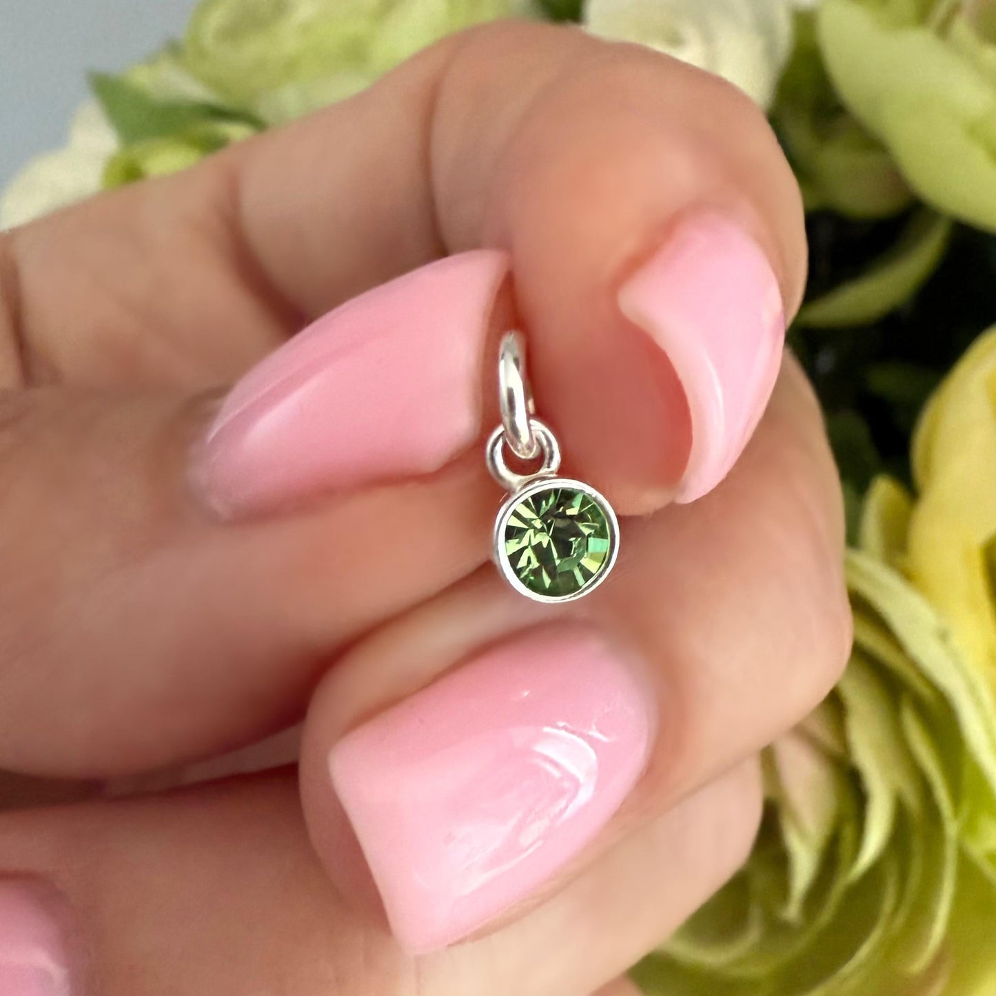 dainty birthstone charm pendant for necklace, add a charm for necklace, pendant for necklace, valentines gift, birthday gift for her