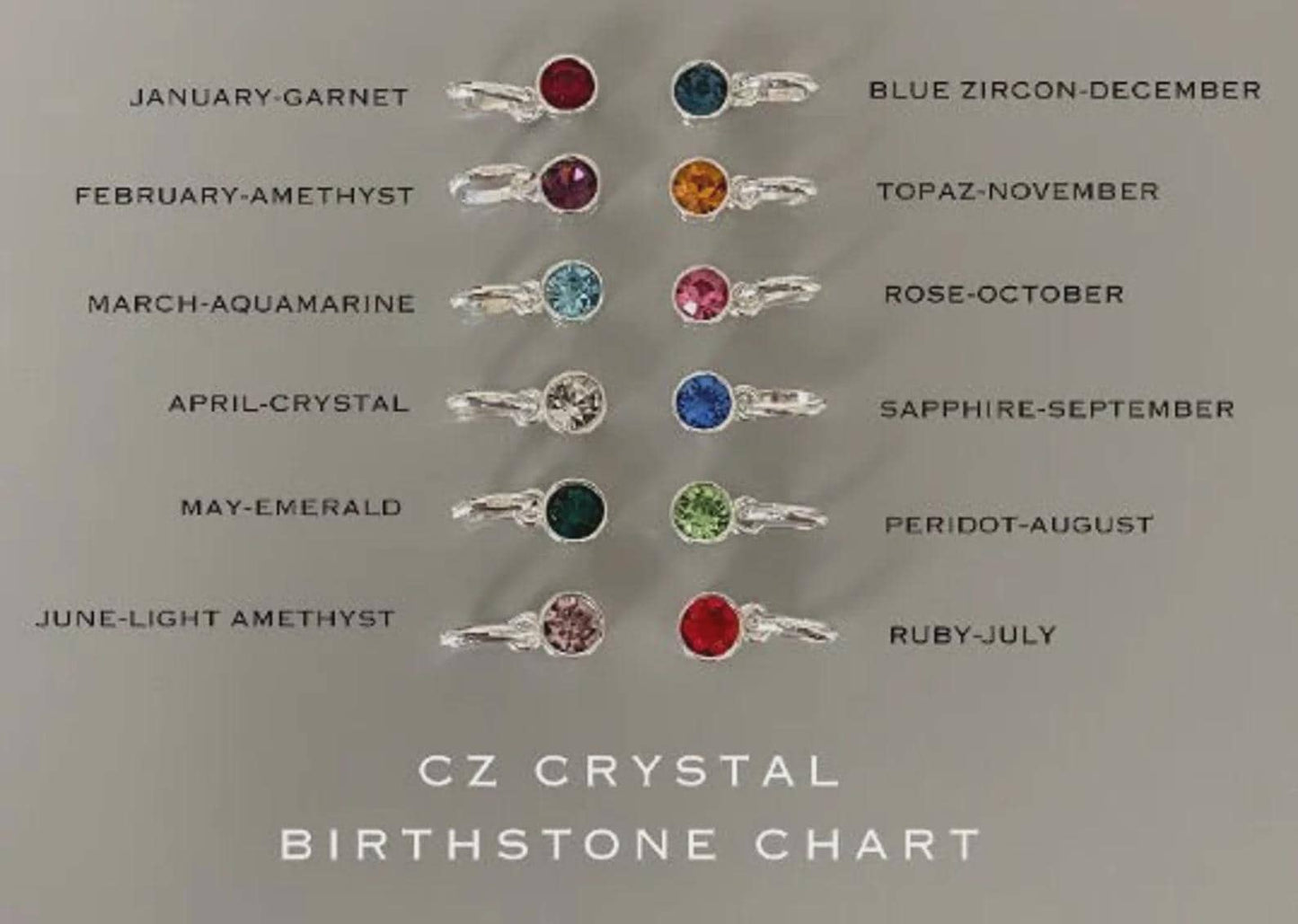 dainty birthstone charm pendant for necklace, add a charm for necklace, pendant for necklace, valentines gift, birthday gift for her