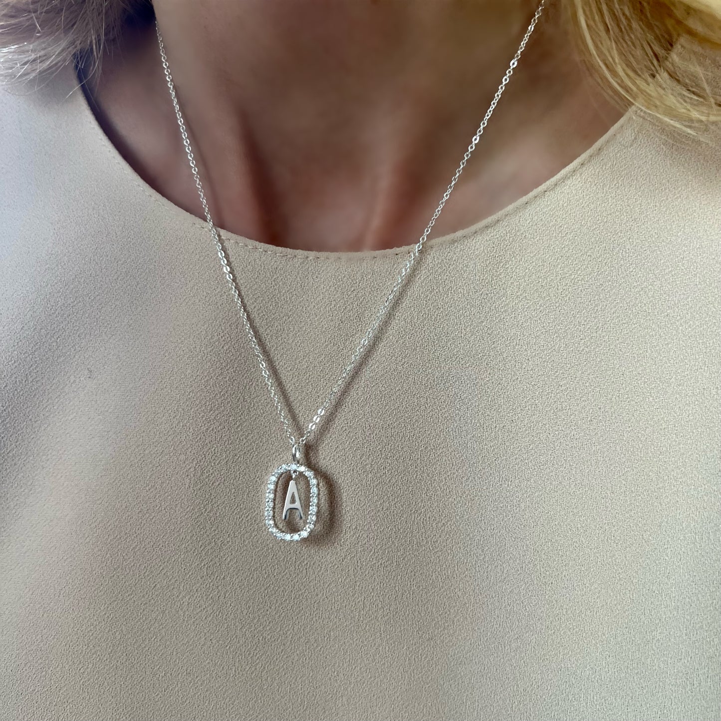 initial necklace, LIBBY SNM04