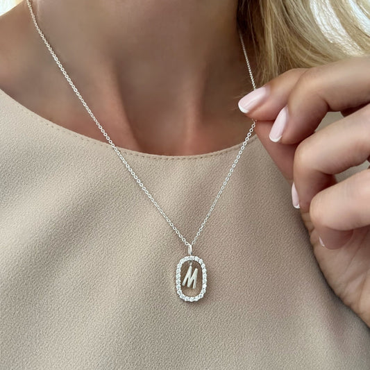 initial necklace, LIBBY SNM04