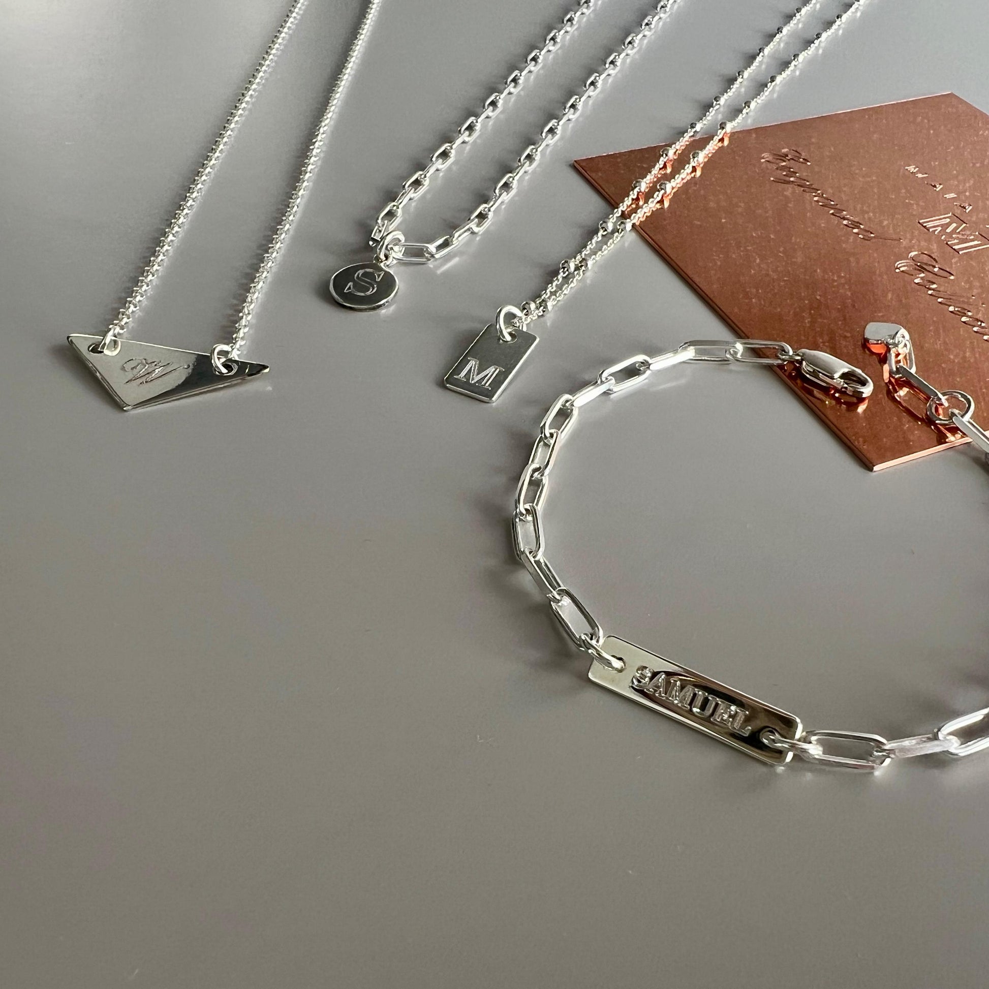 engraved initial charm for necklace, letter charm perfect for gifts, minimalist, monogram charm, personalised birthday gifts, DEYA initial