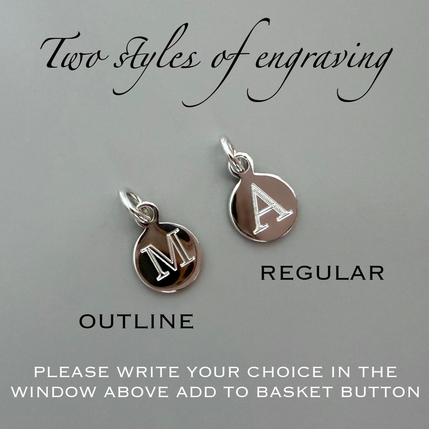 engraved initial necklace for her, sterling silver, monogram pendant, birthday gift, custom letter necklace, gift for mum DEYA SNE02