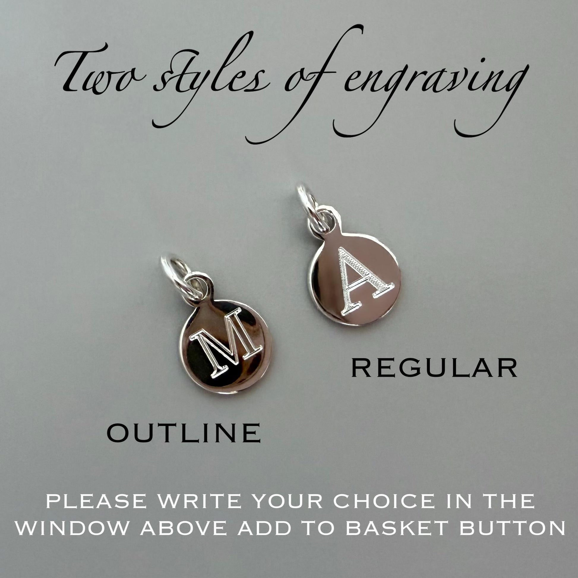 engraved initial necklace for her, sterling silver, monogram pendant, birthday gift, custom letter necklace, gift for mum DEYA SNE02