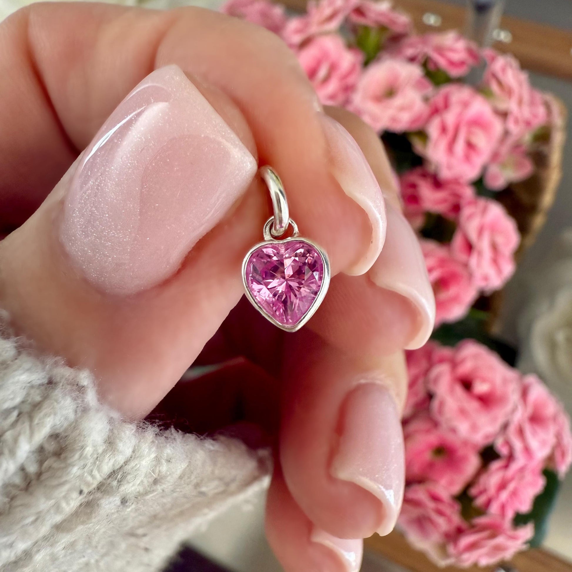 ADD ON birthstone heart charm