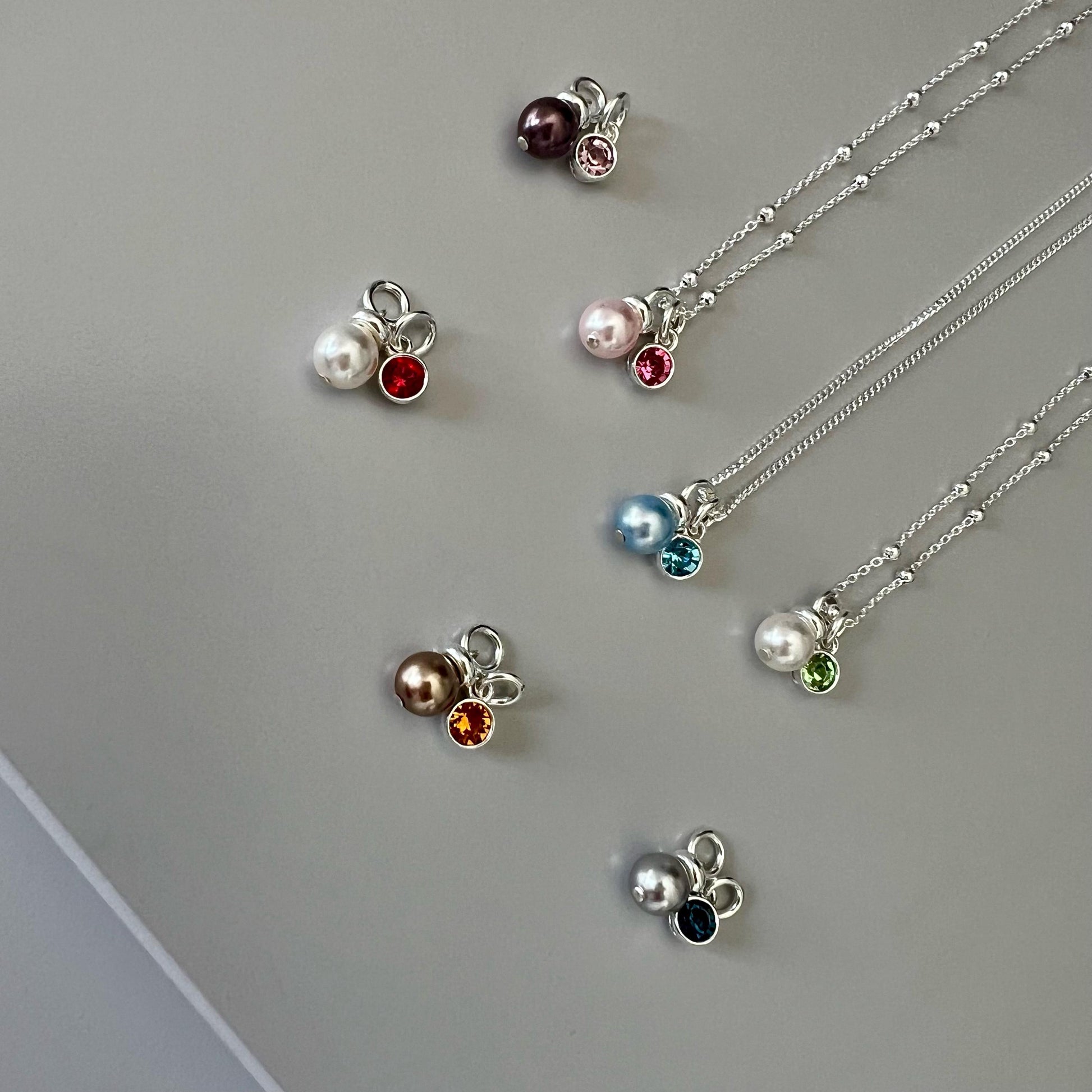 dainty birthstone charm pendant for necklace, add a charm for necklace, pendant for necklace, valentines gift, birthday gift for her