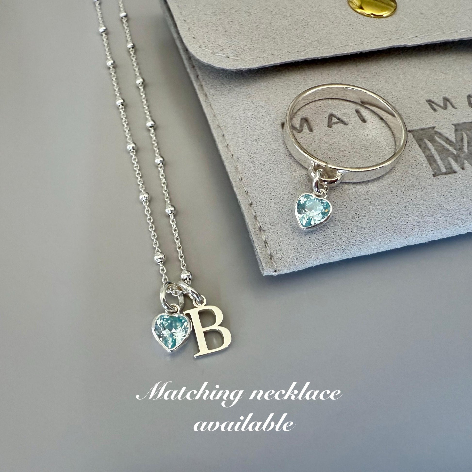 ADD ON birthstone heart charm