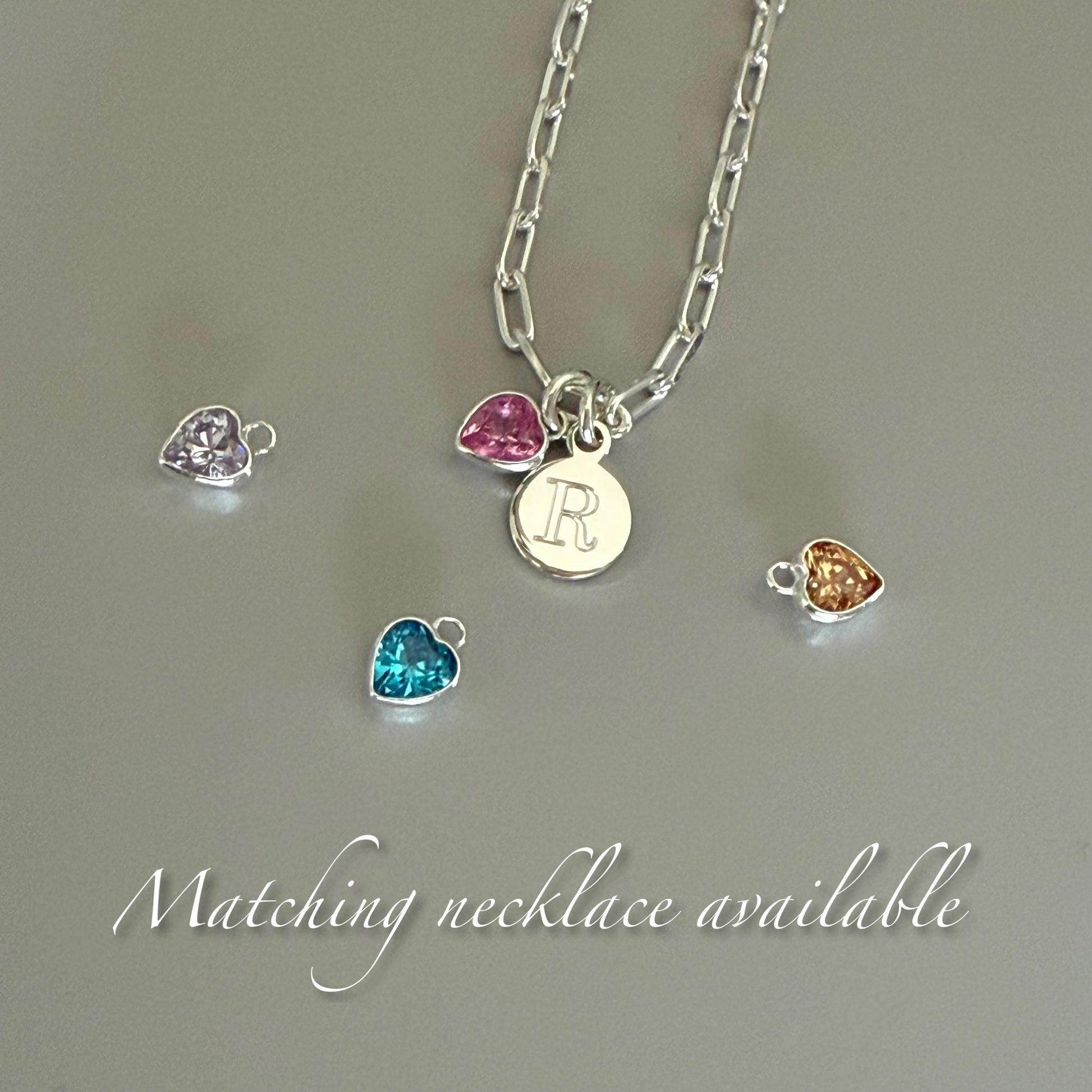 ADD ON birthstone heart charm